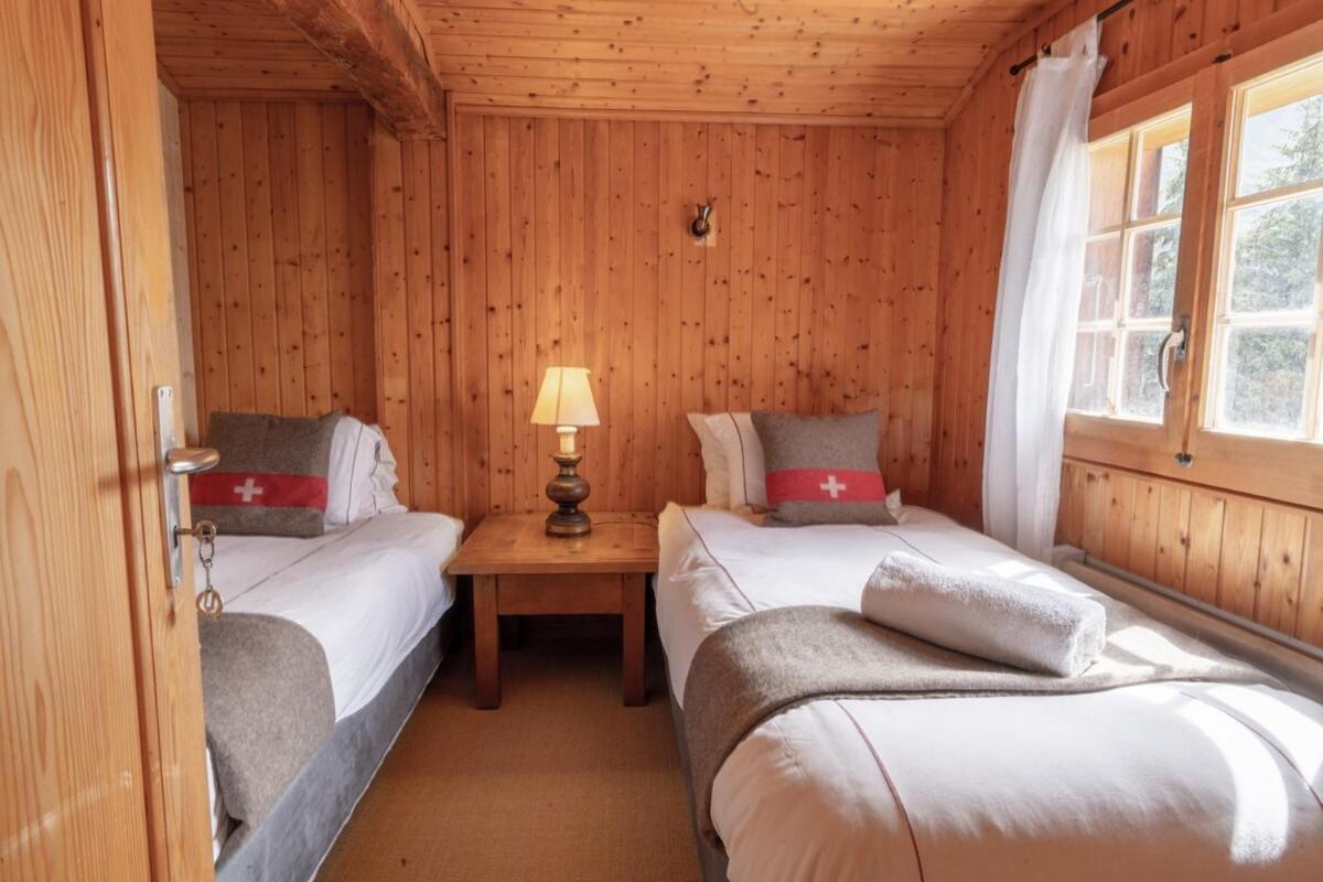 Cosy Chalet With Panoramic Views In Verbier Guest House Bagian luar foto