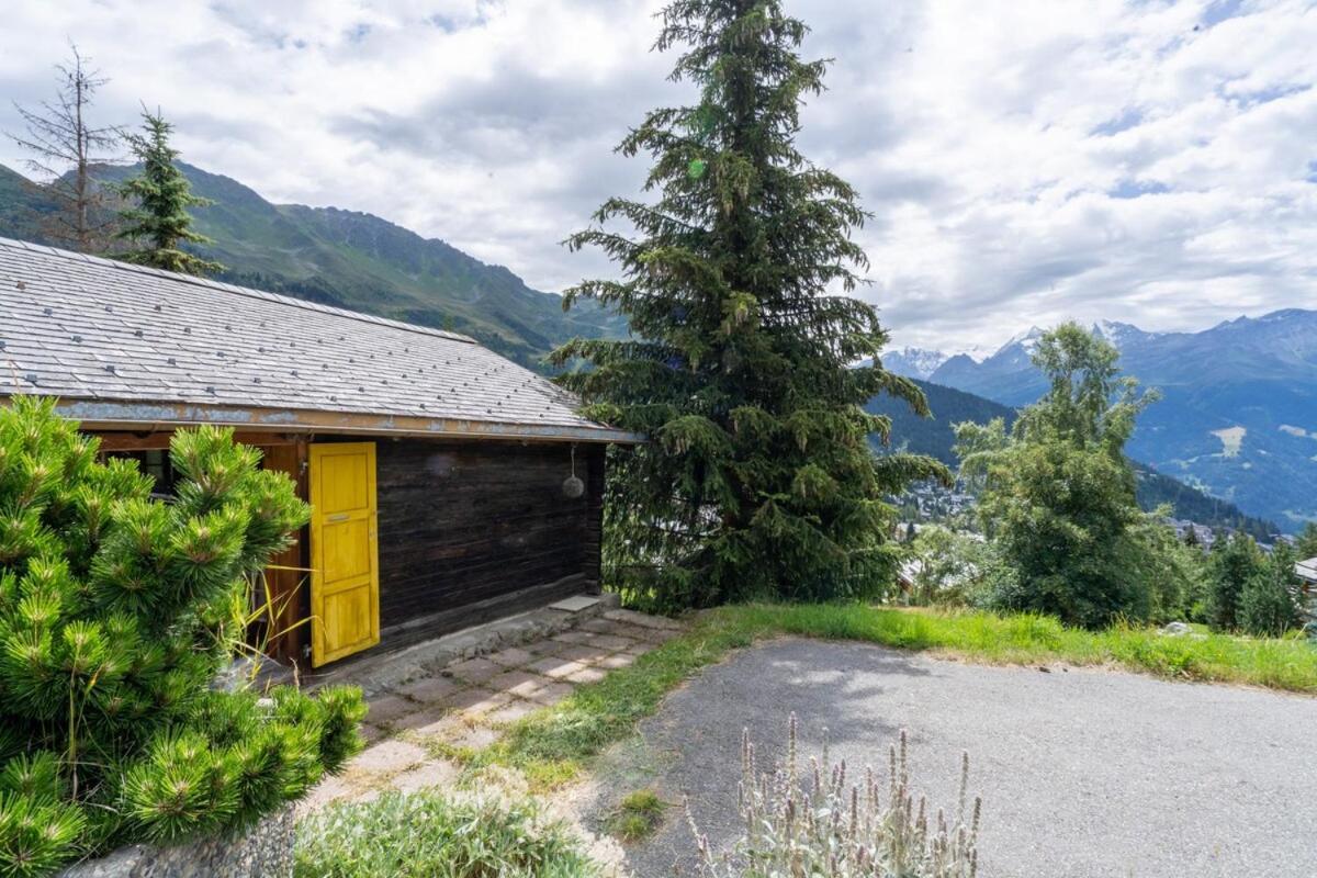 Cosy Chalet With Panoramic Views In Verbier Guest House Bagian luar foto